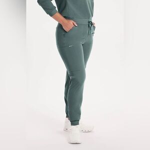 NWT Scrubs Set DOLAN “Hope” 11-pocket JOGGERS - Olive Green - XXXS (size 0)